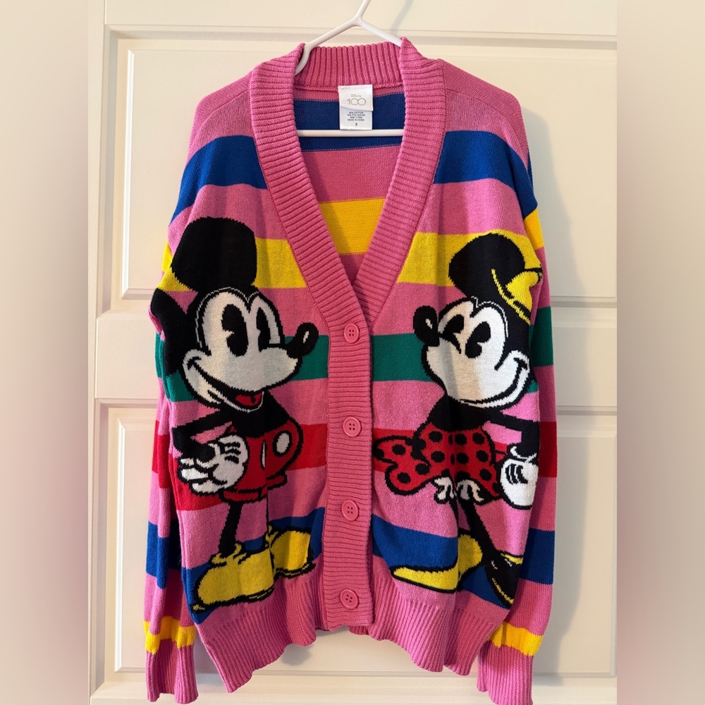 Disney Colorful Striped Cardigan